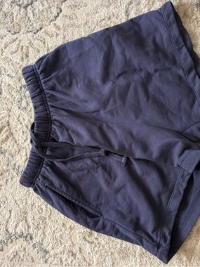 Daily Drills Navy Blue Women Shorts